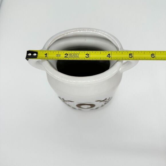 Ashland Laurel English Garden Monogram Letter O Jar Milk Jug Vase Ceramic NEW - Picture 9 of 11